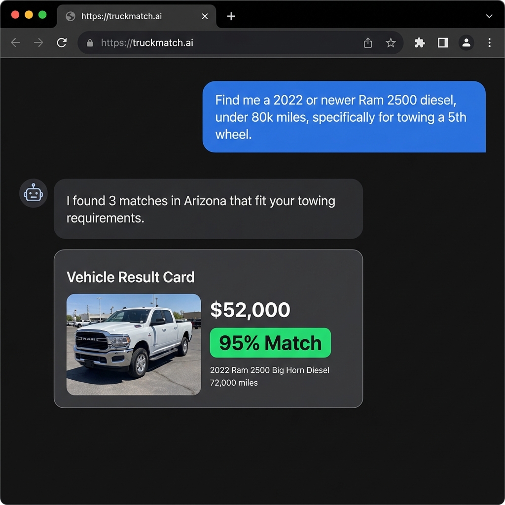 Truckmatch Gemini Interface